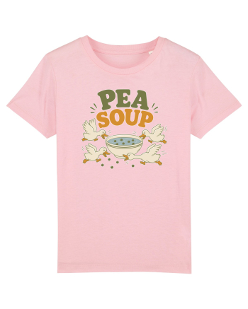Ratele si mazarea. Funny Duck Pun Humor Design Featuring Pea Soup Cotton Pink