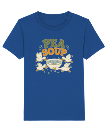 Ratele si mazarea. Funny Duck Pun Humor Design Featuring Pea Soup Majorelle Blue