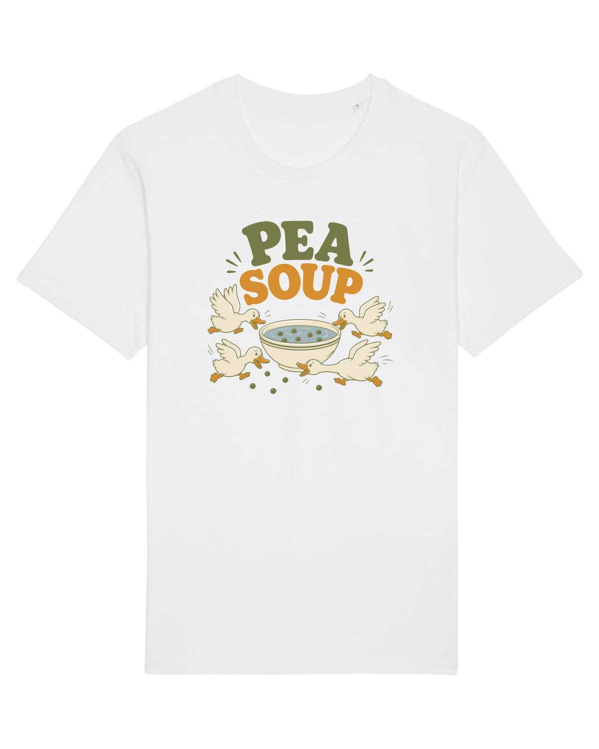 Tricou mânecă scurtă Unisex Rocker White