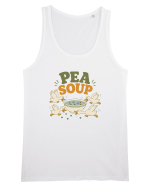 Ratele si mazarea. Funny Duck Pun Humor Design Featuring Pea Soup Maiou Bărbat Runs