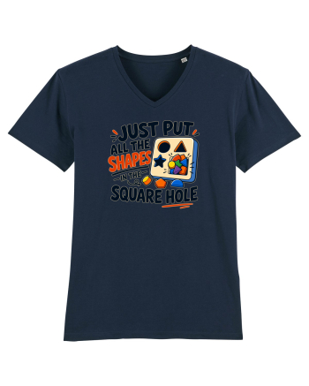 Gaura potrivita. Shape Sorter Humor Design for Engineers IT Workers and Pro French Navy