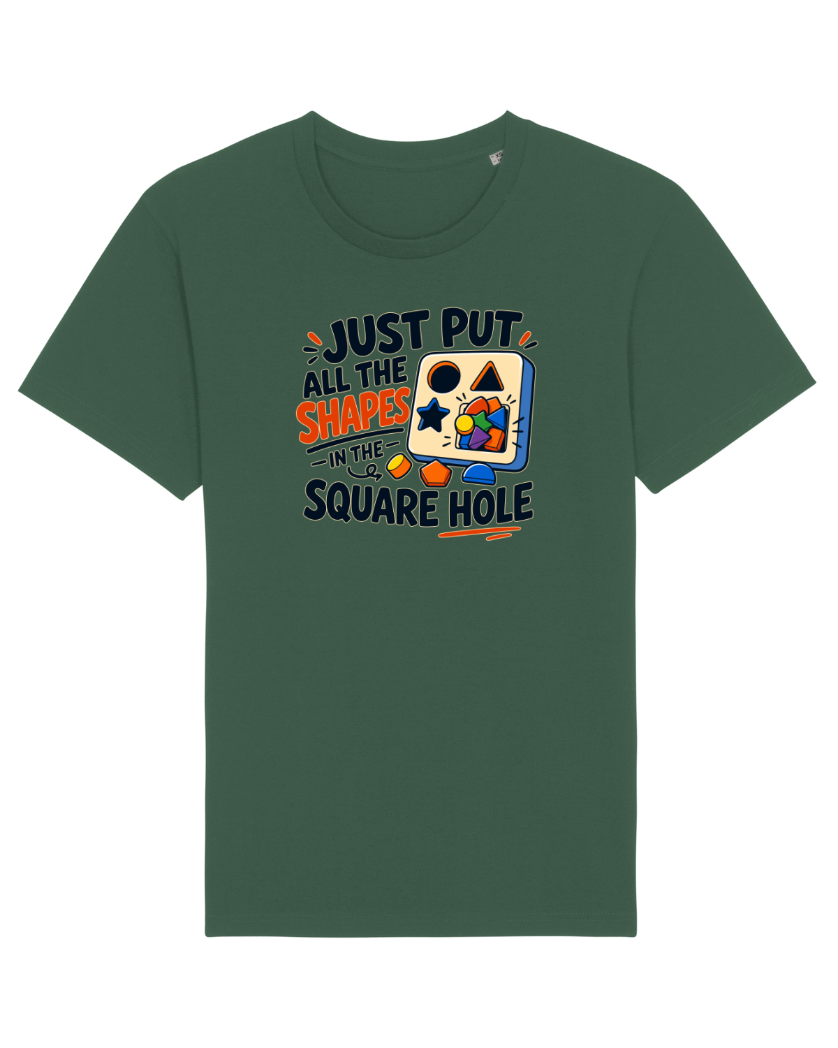 Tricou mânecă scurtă Unisex Rocker Bottle Green