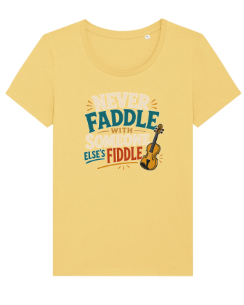 Nu te juca cu vioara. Funny Fiddle Player Design for Bluegrass Folk  Jojoba