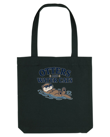 Vidrele sunt pisicile de apa. Funny Otter Lover Design for Animal Lovers Black