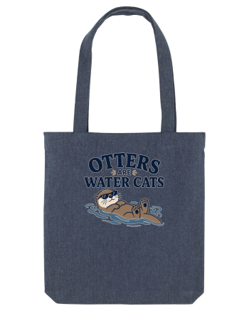 Vidrele sunt pisicile de apa. Funny Otter Lover Design for Animal Lovers Midnight Blue