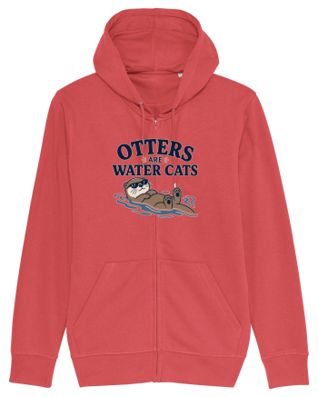 Vidrele sunt pisicile de apa. Funny Otter Lover Design for Animal Lovers Carmine Red