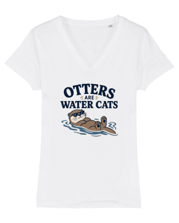 Vidrele sunt pisicile de apa. Funny Otter Lover Design for Animal Lovers White