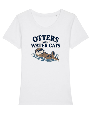 Vidrele sunt pisicile de apa. Funny Otter Lover Design for Animal Lovers White