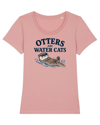 Vidrele sunt pisicile de apa. Funny Otter Lover Design for Animal Lovers Canyon Pink