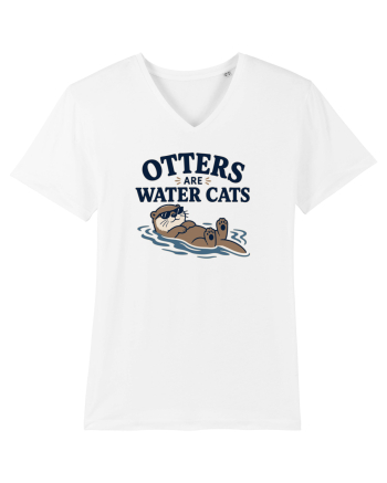 Vidrele sunt pisicile de apa. Funny Otter Lover Design for Animal Lovers White