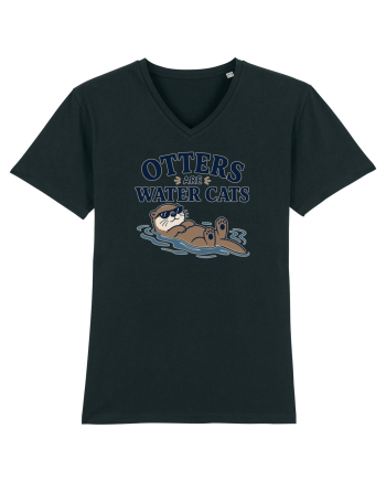 Vidrele sunt pisicile de apa. Funny Otter Lover Design for Animal Lovers Black