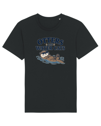Vidrele sunt pisicile de apa. Funny Otter Lover Design for Animal Lovers Black
