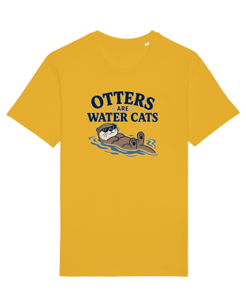 Vidrele sunt pisicile de apa. Funny Otter Lover Design for Animal Lovers Spectra Yellow