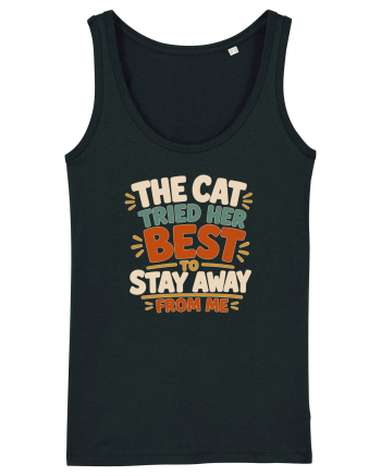 Cu pisici. Funny Cat Owner Humor Design for Cat Lovers and Pet Parents Black