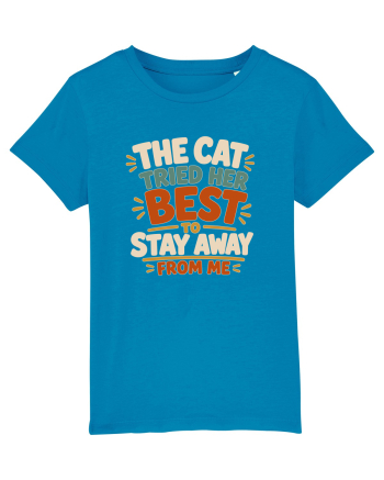 Cu pisici. Funny Cat Owner Humor Design for Cat Lovers and Pet Parents Azur