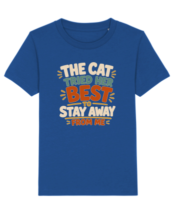 Cu pisici. Funny Cat Owner Humor Design for Cat Lovers and Pet Parents Majorelle Blue