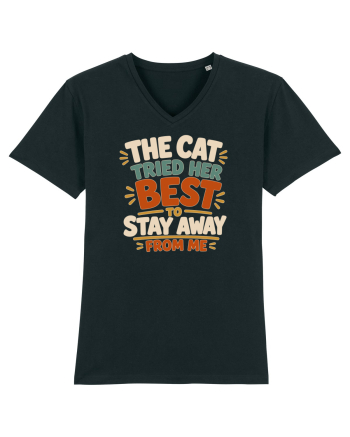Cu pisici. Funny Cat Owner Humor Design for Cat Lovers and Pet Parents Black