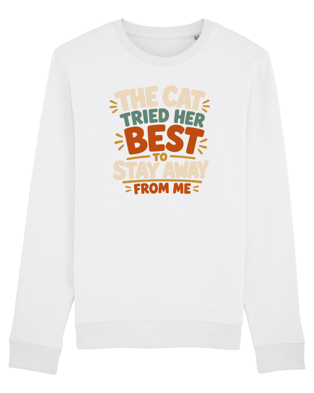 Bluză mânecă lungă Unisex Rise White