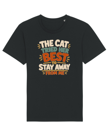 Cu pisici. Funny Cat Owner Humor Design for Cat Lovers and Pet Parents Black