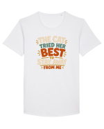 Cu pisici. Funny Cat Owner Humor Design for Cat Lovers and Pet Parents Tricou mânecă scurtă guler larg Bărbat Skater