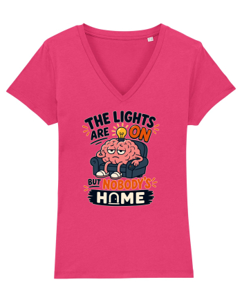 Nu-s acasa. Funny Brain Fog Humor Design for Introverts Office Workers Raspberry