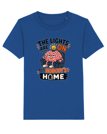 Nu-s acasa. Funny Brain Fog Humor Design for Introverts Office Workers Majorelle Blue