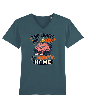 Nu-s acasa. Funny Brain Fog Humor Design for Introverts Office Workers Stargazer