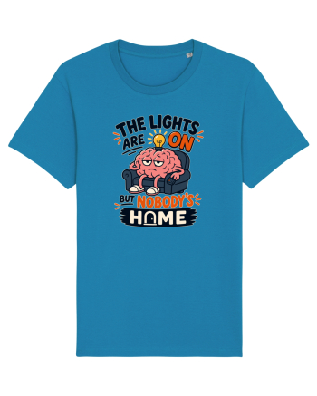 Nu-s acasa. Funny Brain Fog Humor Design for Introverts Office Workers Azur
