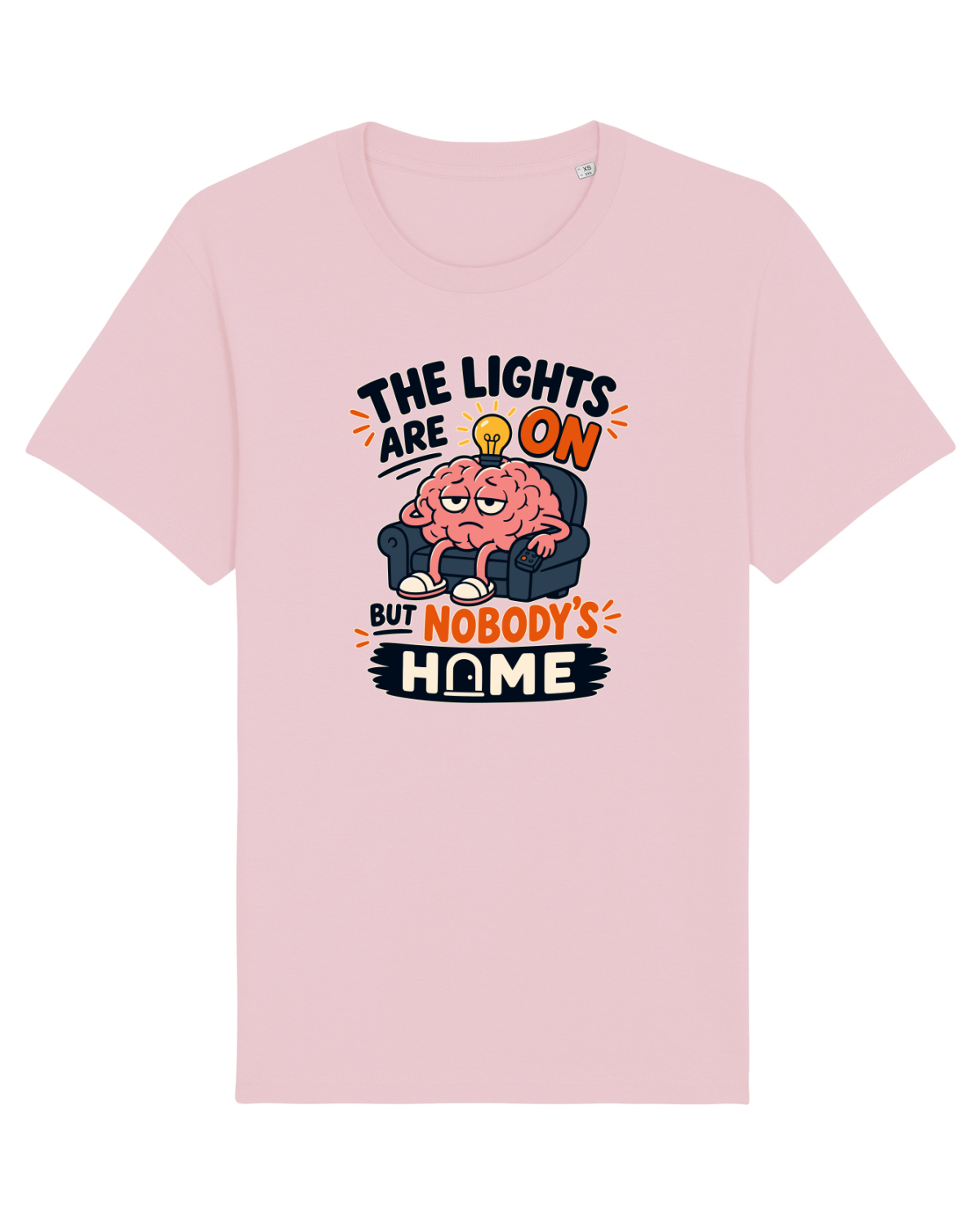 Tricou mânecă scurtă Unisex Rocker Cotton Pink