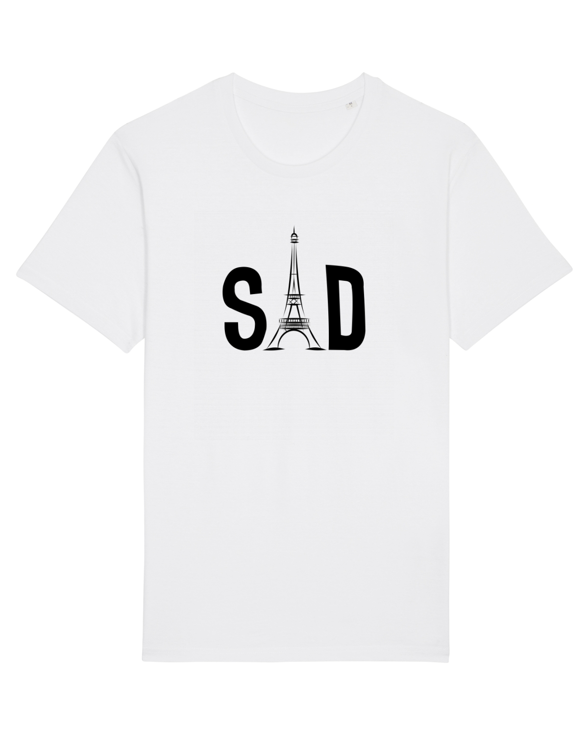 Tricou mânecă scurtă Unisex Rocker White