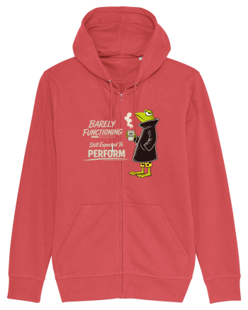 Barely Functioning Still Expected To Perform – Broasca pe Cafea Carmine Red