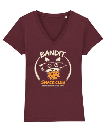 Bandit Snack Club – Ratonul Iubitor de Gustări Burgundy