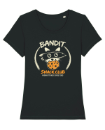 Bandit Snack Club – Ratonul Iubitor de Gustări Tricou mânecă scurtă guler larg fitted Damă Expresser