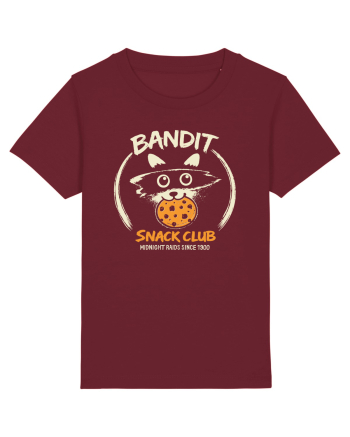 Bandit Snack Club – Ratonul Iubitor de Gustări Burgundy
