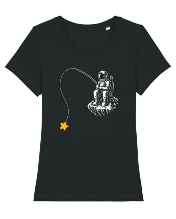 Astronaut Fishing For A Star – Pescuind Printre Stele Black