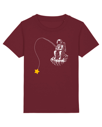 Astronaut Fishing For A Star – Pescuind Printre Stele Burgundy