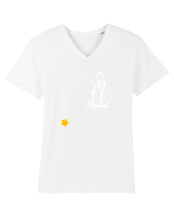 Astronaut Fishing For A Star – Pescuind Printre Stele White