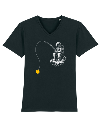 Astronaut Fishing For A Star – Pescuind Printre Stele Black