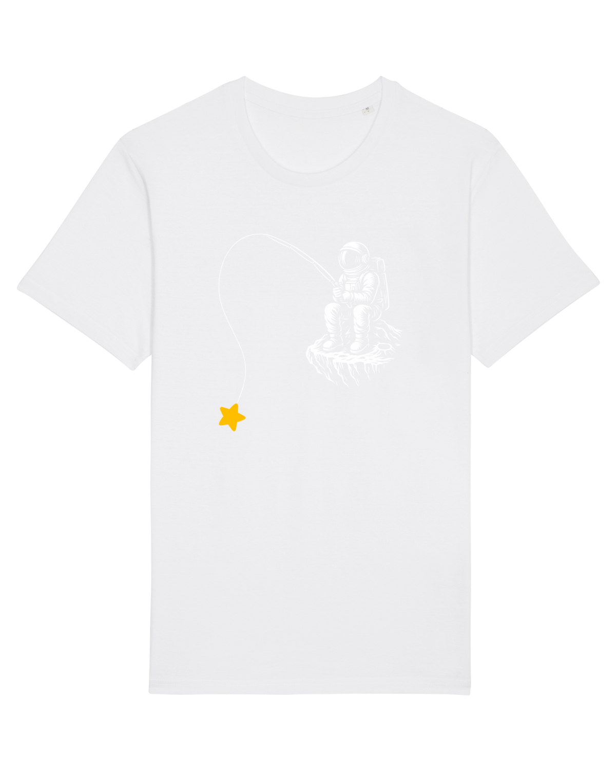 Tricou mânecă scurtă Unisex Rocker White