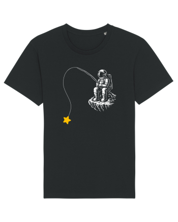 Astronaut Fishing For A Star – Pescuind Printre Stele Black