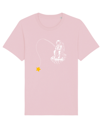 Astronaut Fishing For A Star – Pescuind Printre Stele Cotton Pink