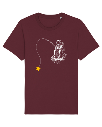 Astronaut Fishing For A Star – Pescuind Printre Stele Burgundy