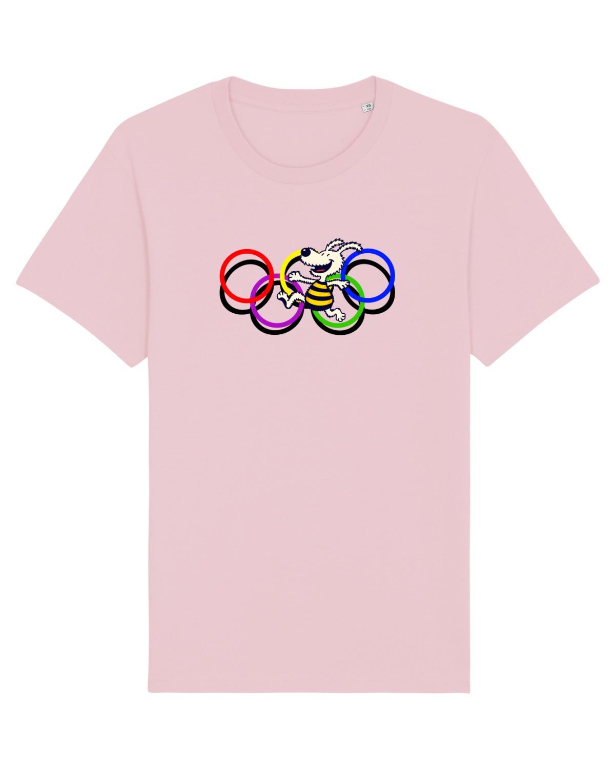 Tricou mânecă scurtă Unisex Rocker Cotton Pink