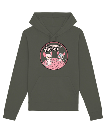 Remember These? Nostalgic Ironic Cartoon Mice Khaki