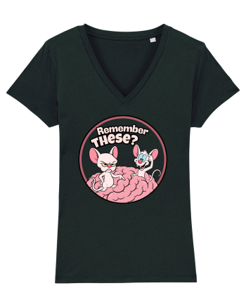 Remember These? Nostalgic Ironic Cartoon Mice Black