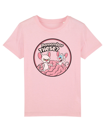Remember These? Nostalgic Ironic Cartoon Mice Cotton Pink