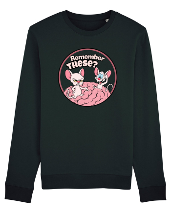Remember These? Nostalgic Ironic Cartoon Mice Black