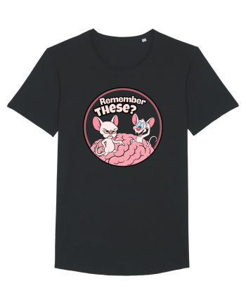 Remember These? Nostalgic Ironic Cartoon Mice Black