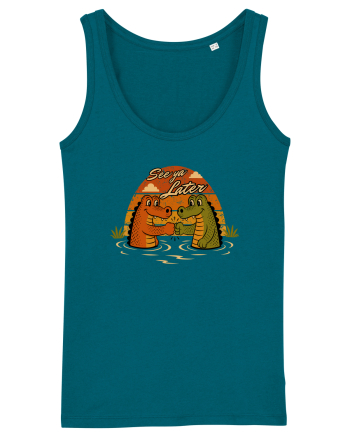 See Ya Later Alligator – Funny Crocodile Friendship Design Ocean Depth