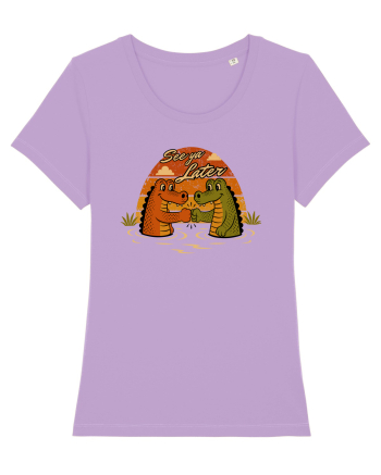See Ya Later Alligator – Funny Crocodile Friendship Design Lavender Dawn